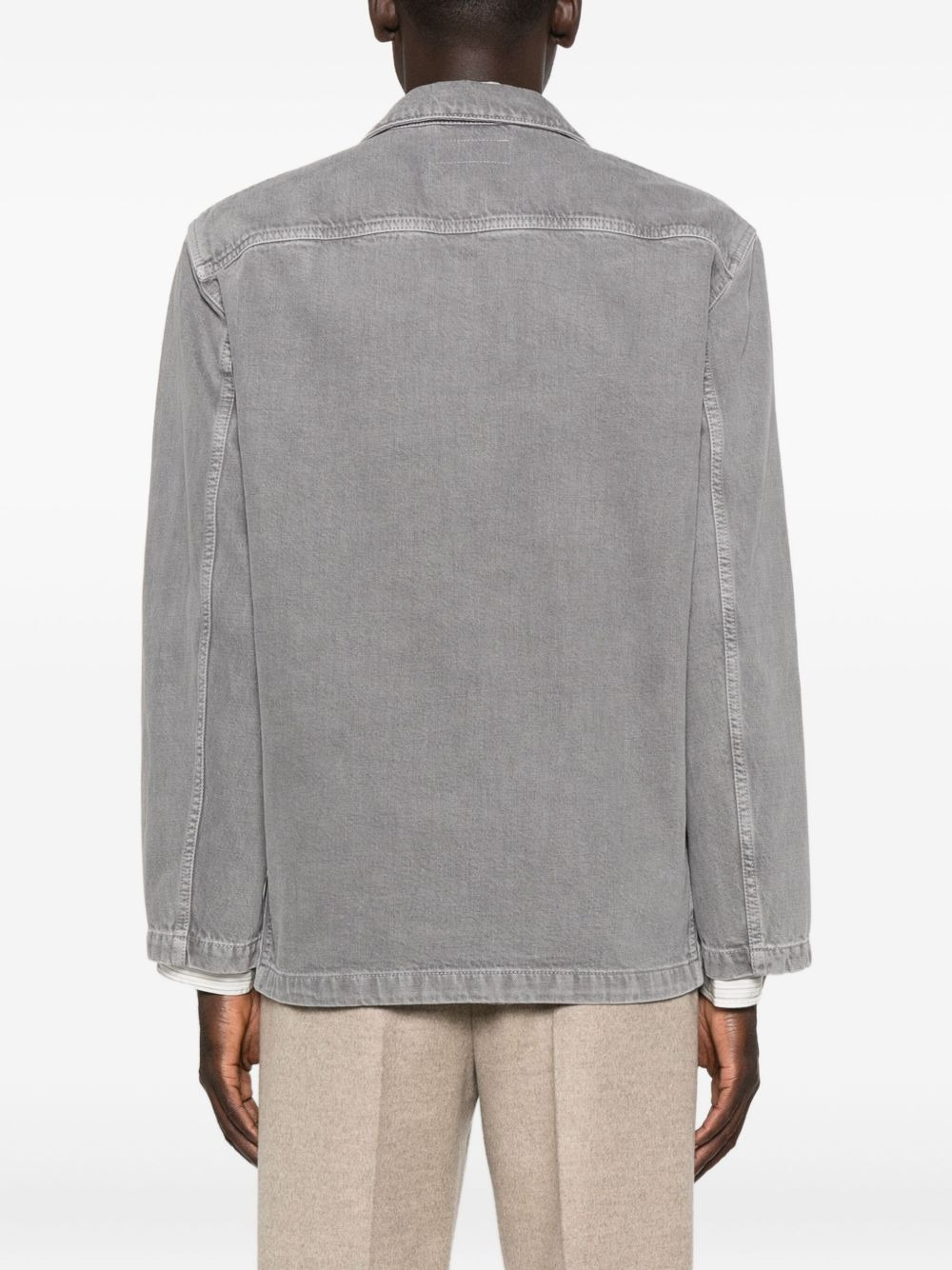 double-breasted patch-pocket blazer - 2