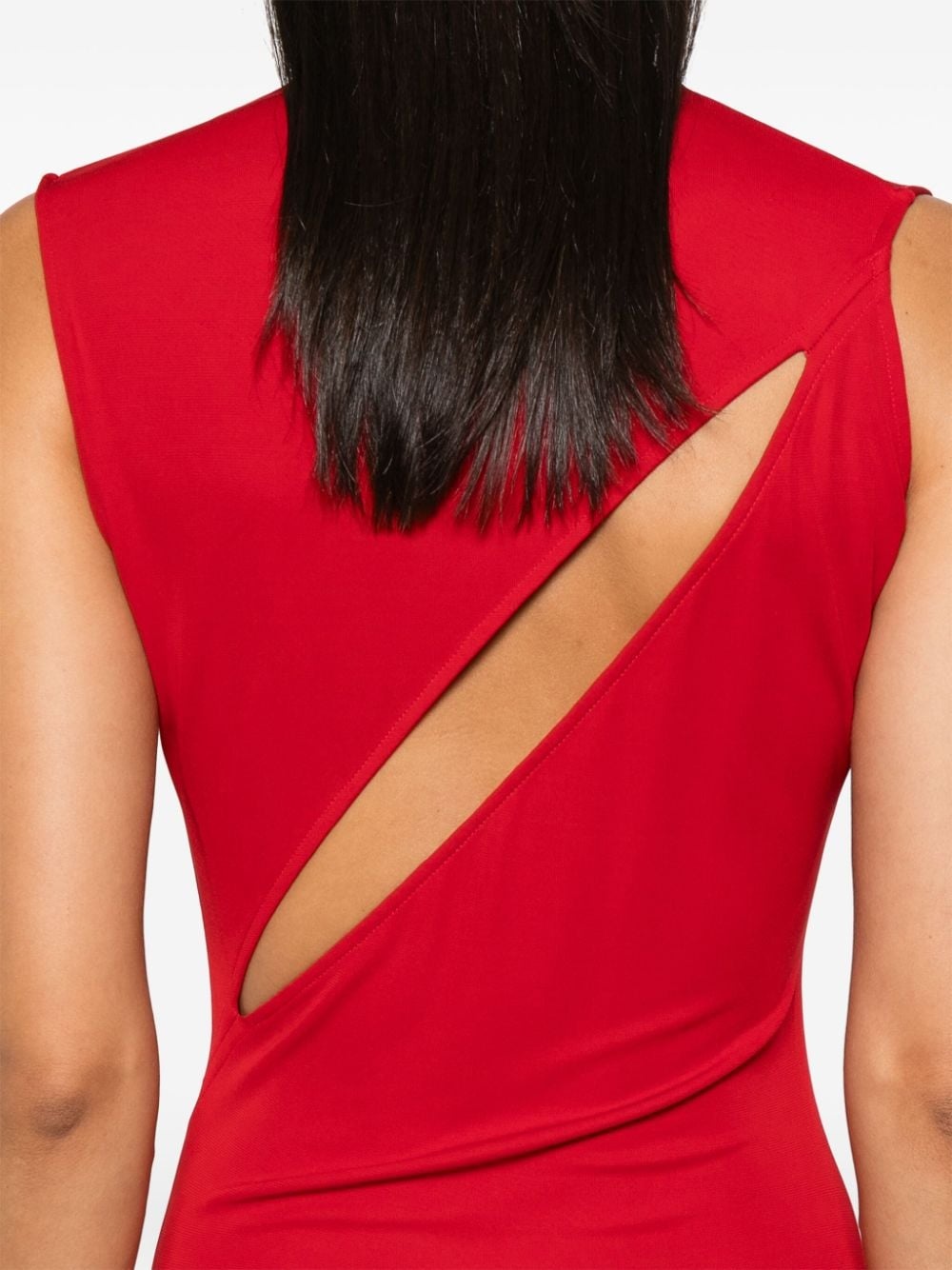 draped maxi dress - 5