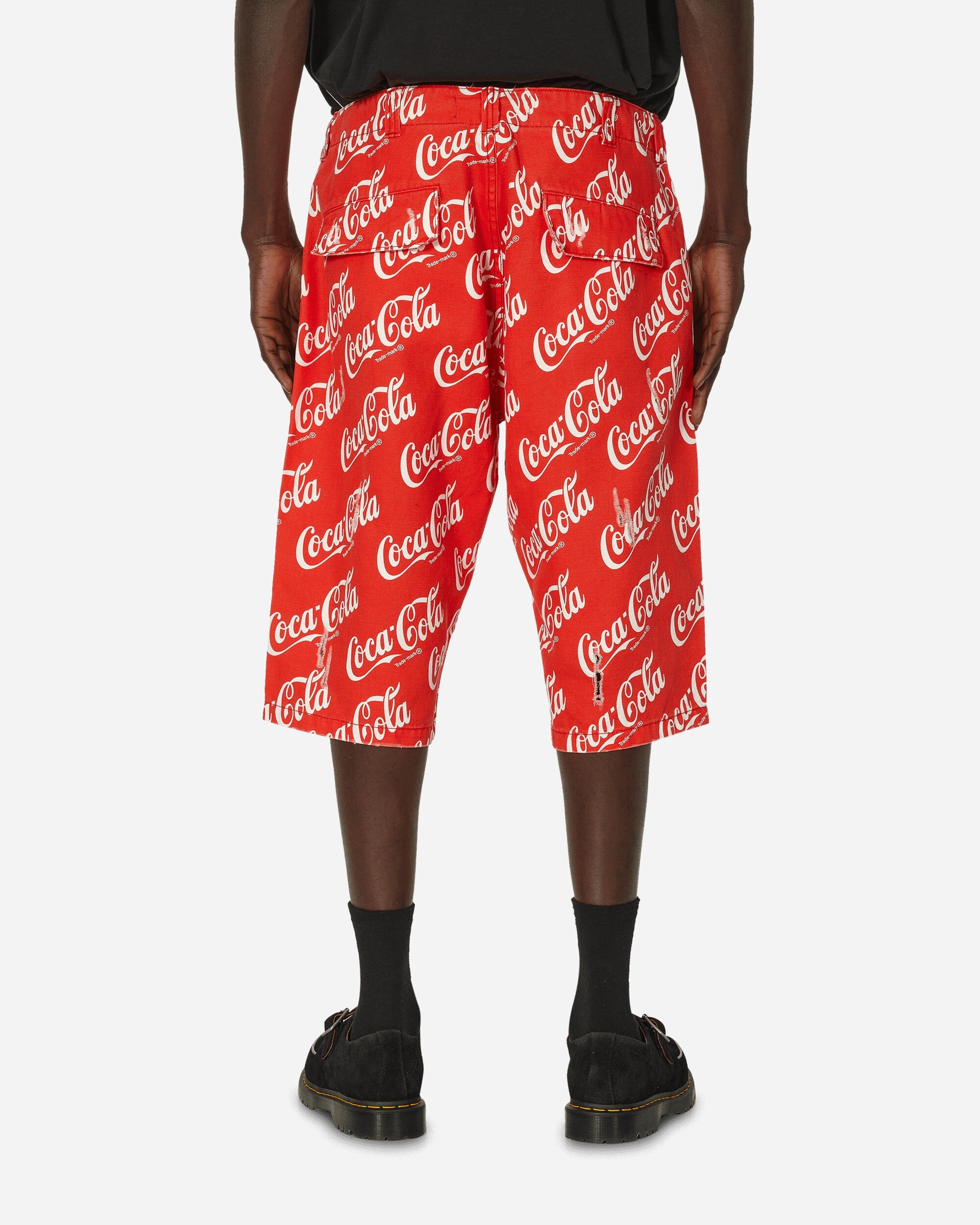 Coca-Cola Printed Canvas Shorts Red - 3