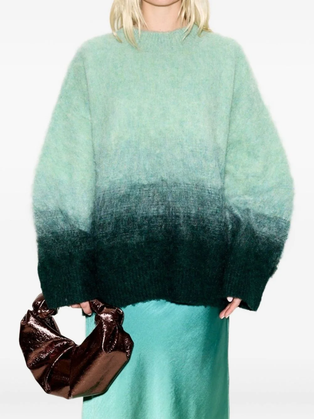 Leith Ombre crew-neck sweater - 1