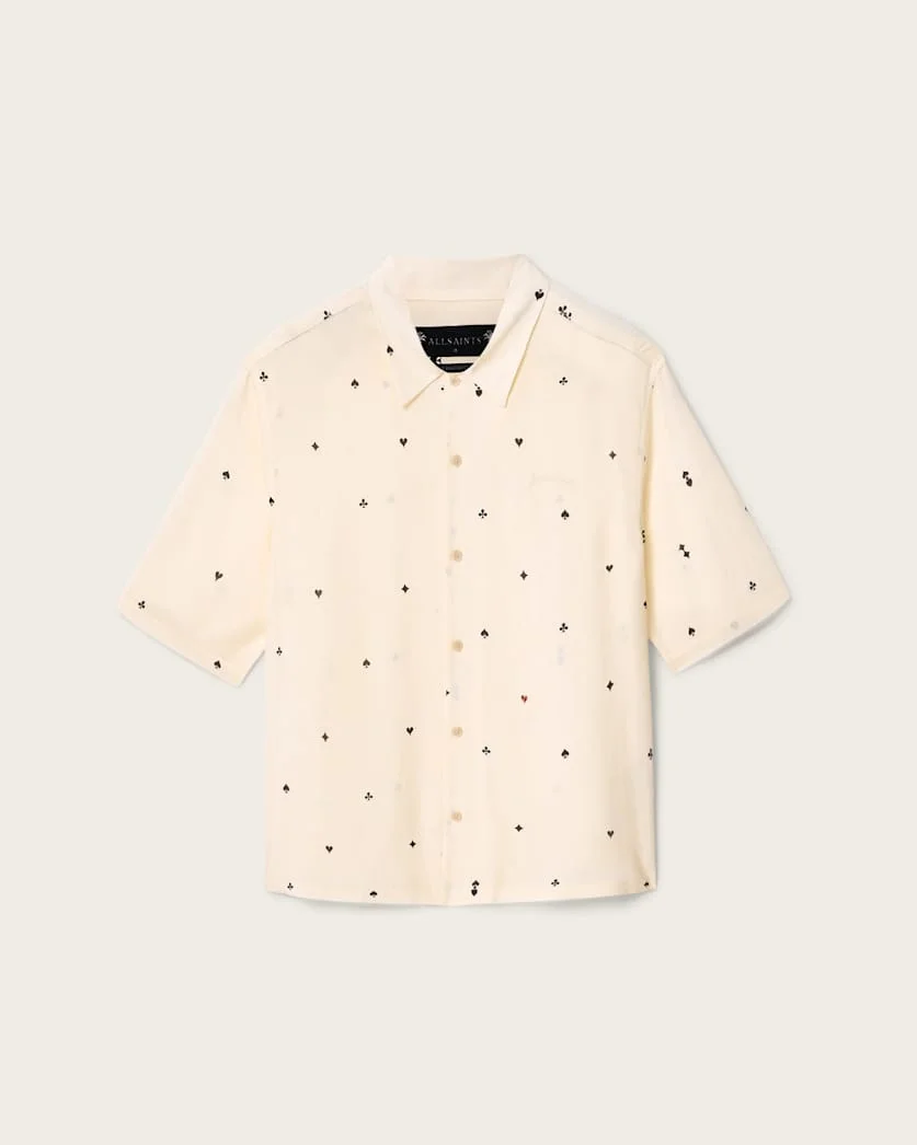 CARDSUIT OVERSIZED LINEN BLEND SHIRT - 1