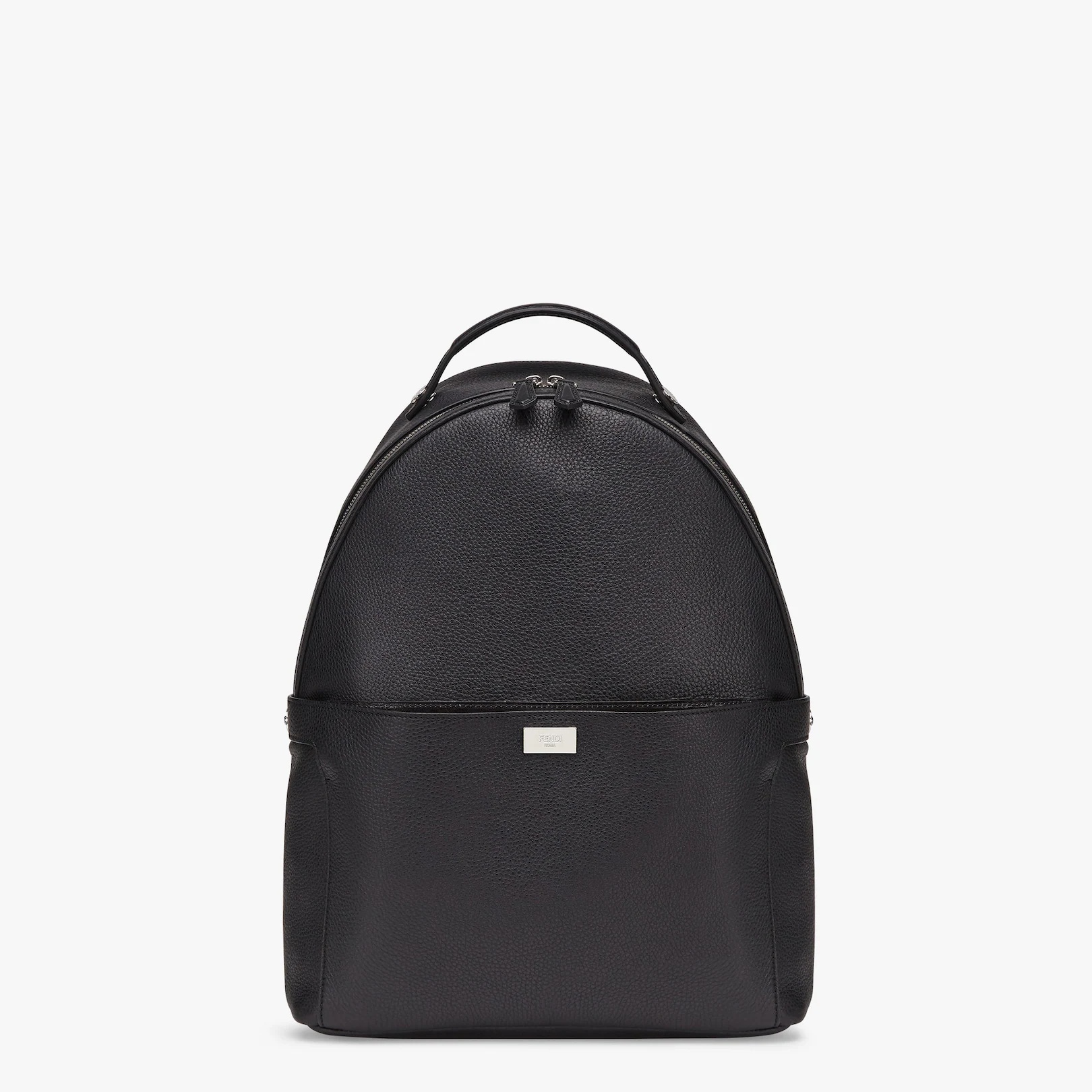 Black leather backpack - 2