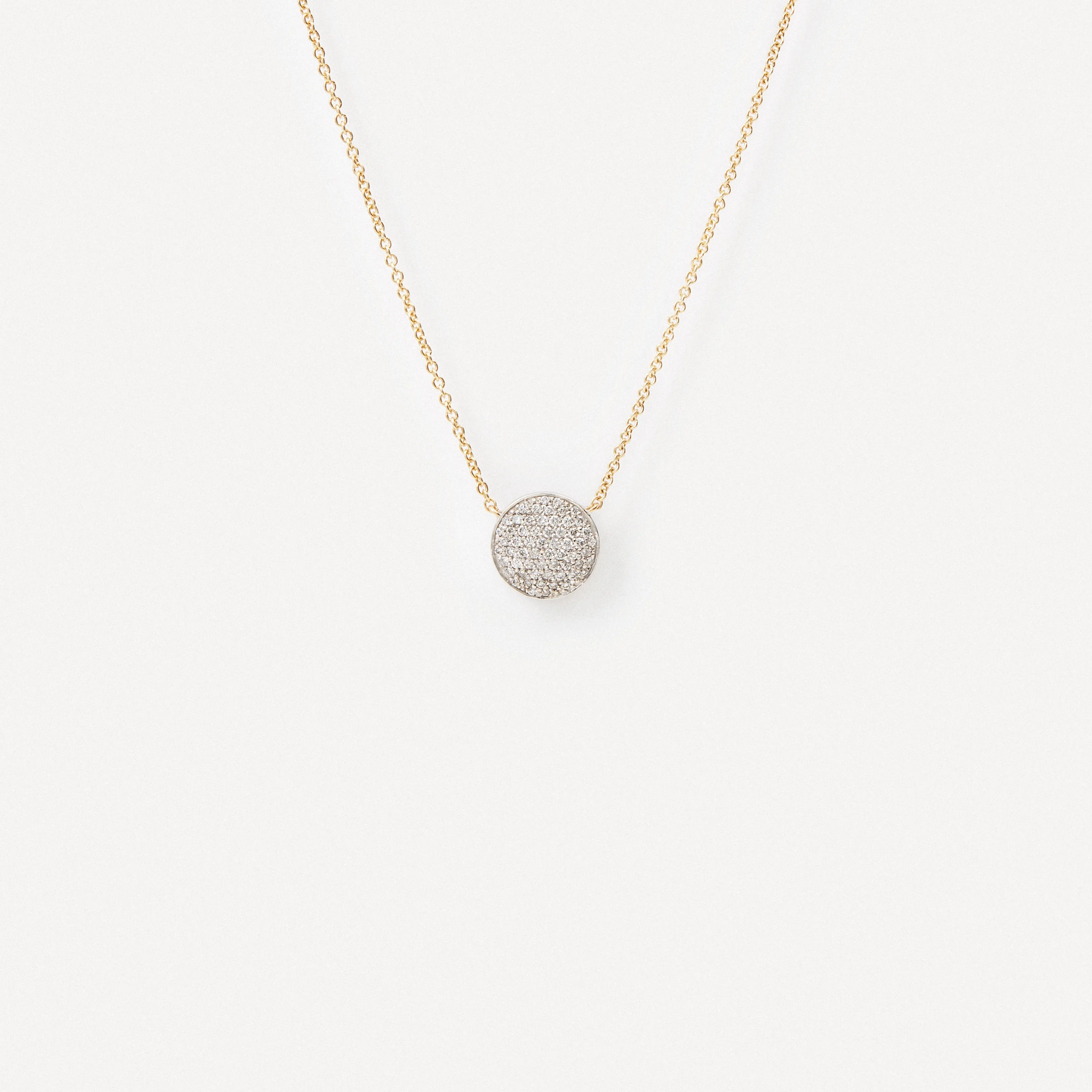 Necklace in gold and white gold with diamonds TOUS ATELIER - 1