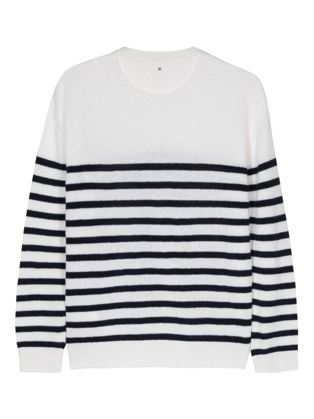striped cashmere jumper - 2