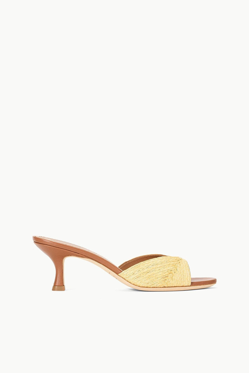 STAUD BRIGITTE MULE NATURAL RAFFIA - 1