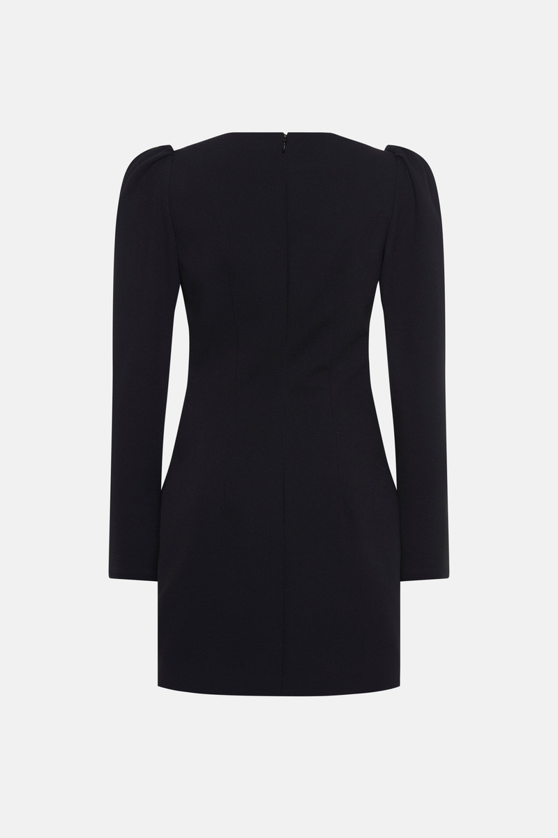 WOOL CREPE MINI DRESS 2