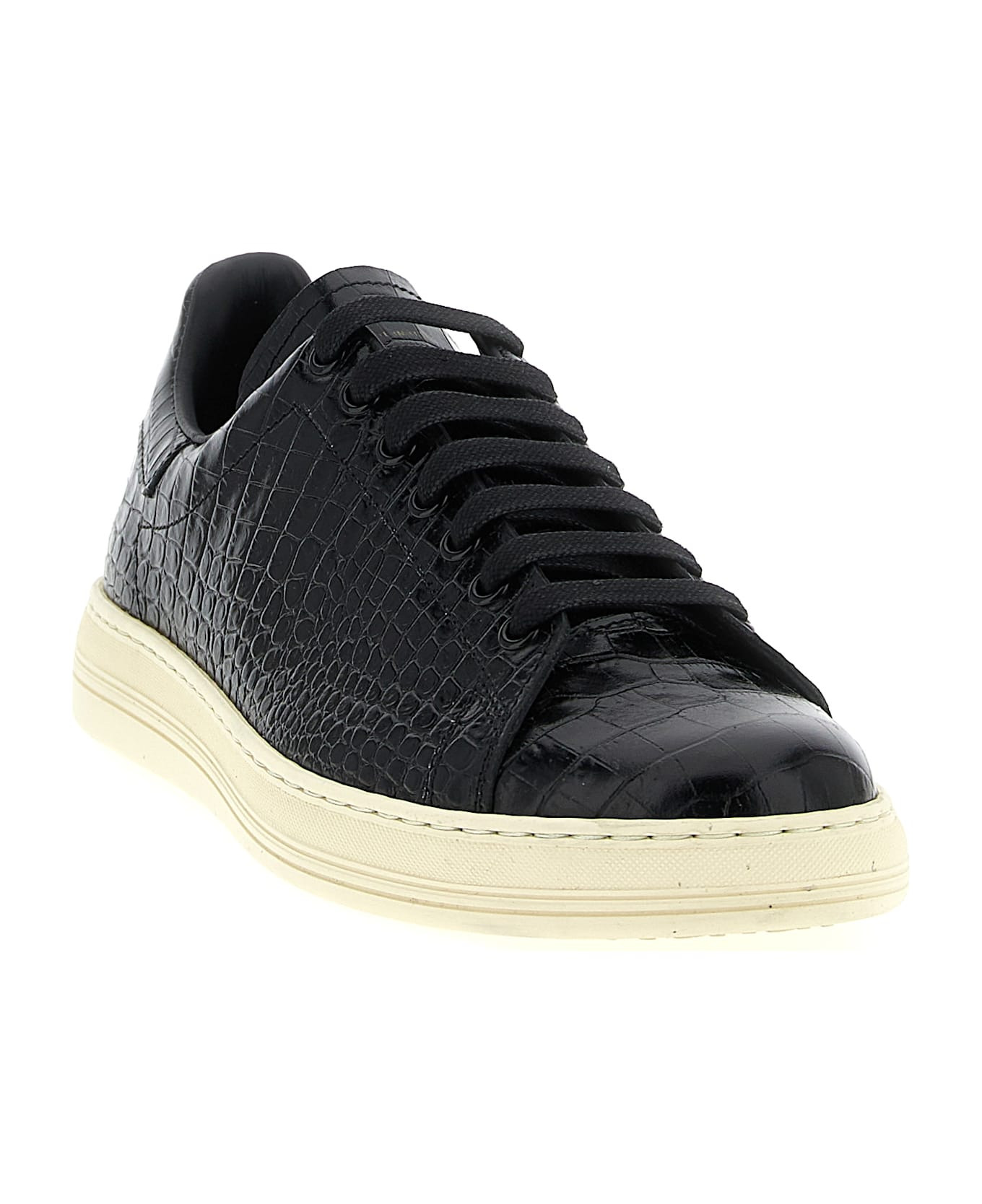 Crocodile Print Sneakers - 2