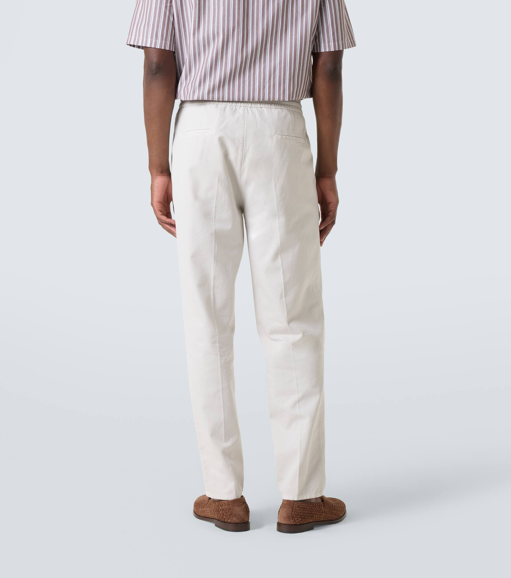 Cotton corduroy slim pants - 4