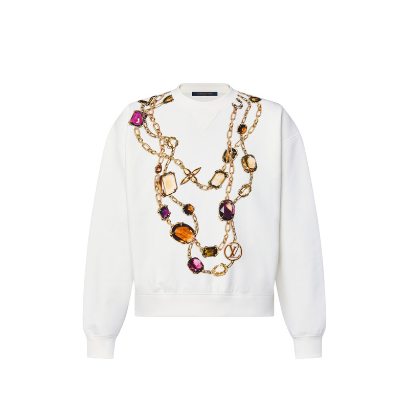 Necklace Print Sweater 1