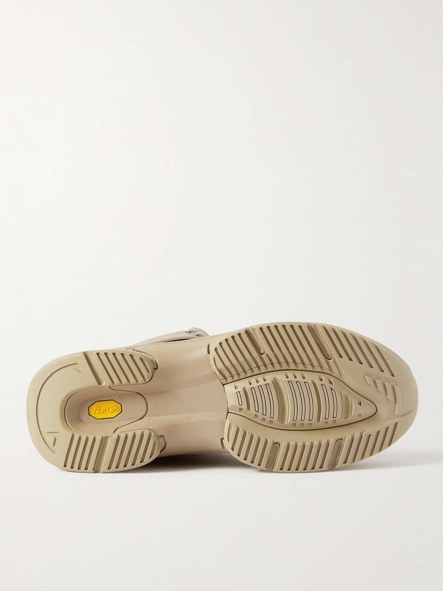 Checked Nubuck and Canvas Hiking Boots - 7