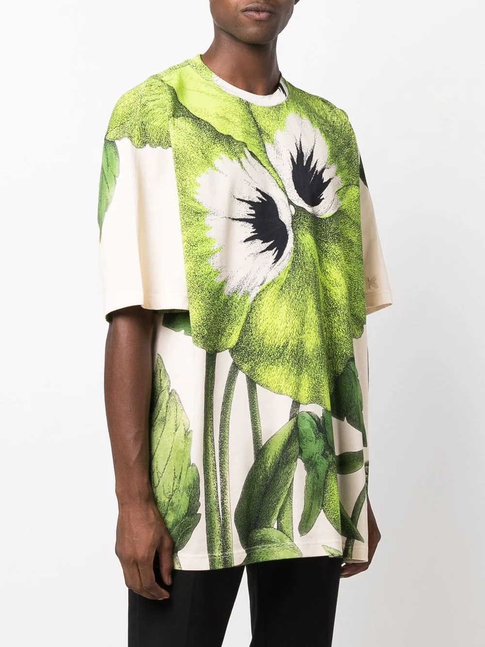 pansy floral-print relaxed T-shirt - 3