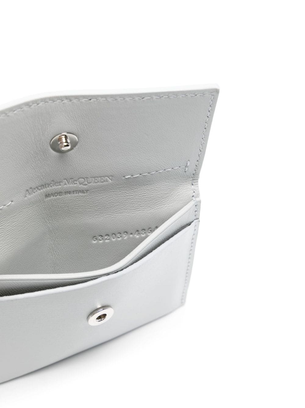 skull-motif leather wallet - 3