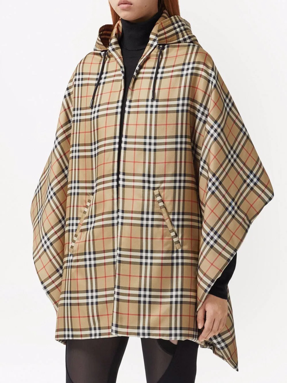 Vintage Check cape - 3