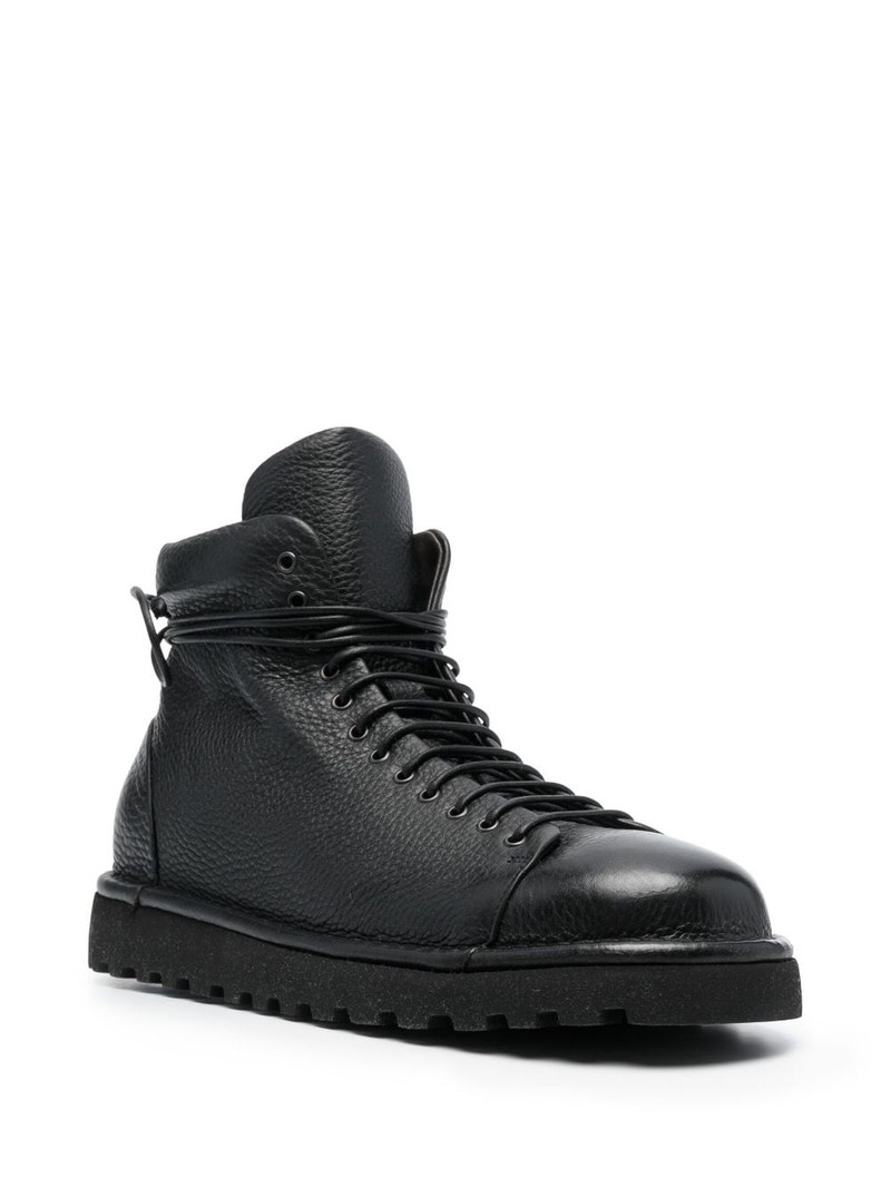 Marsèll textured-finish round-toe boots outlook