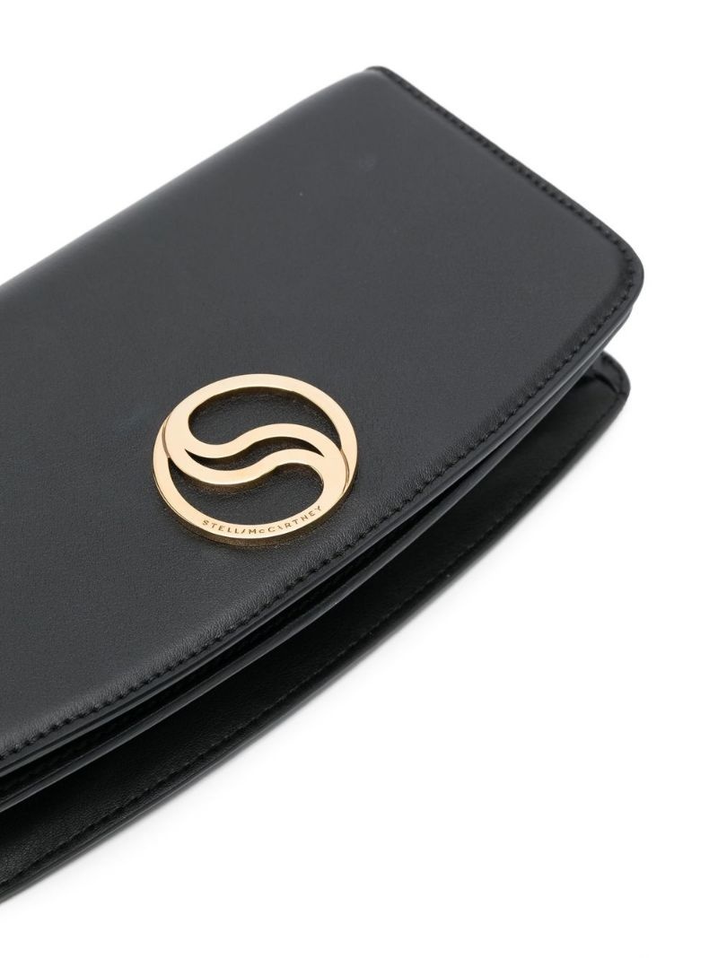 logo-plaque flap wallet - 4