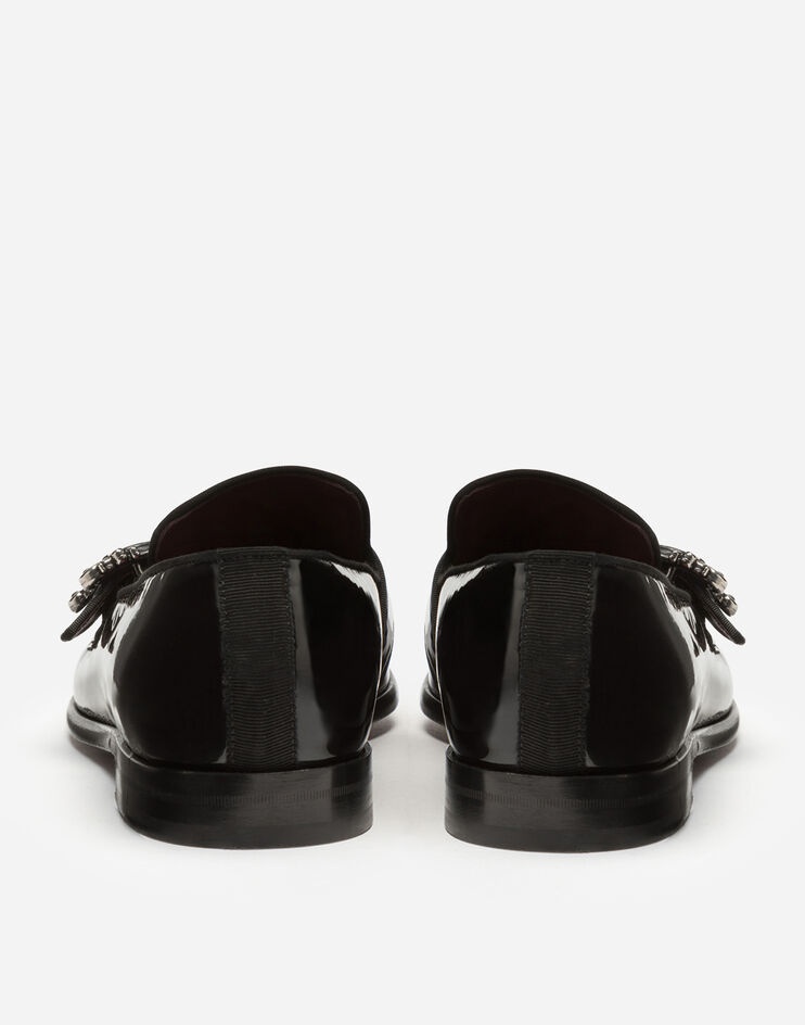 Calfskin loafers with DG logo - 3