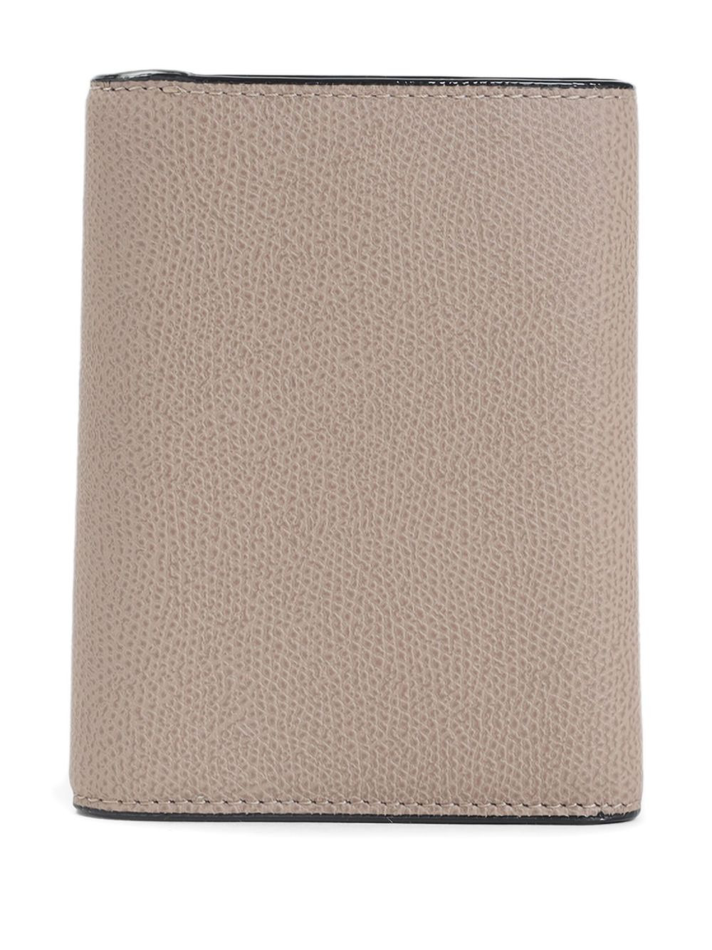 flap-fastening leather wallet - 2