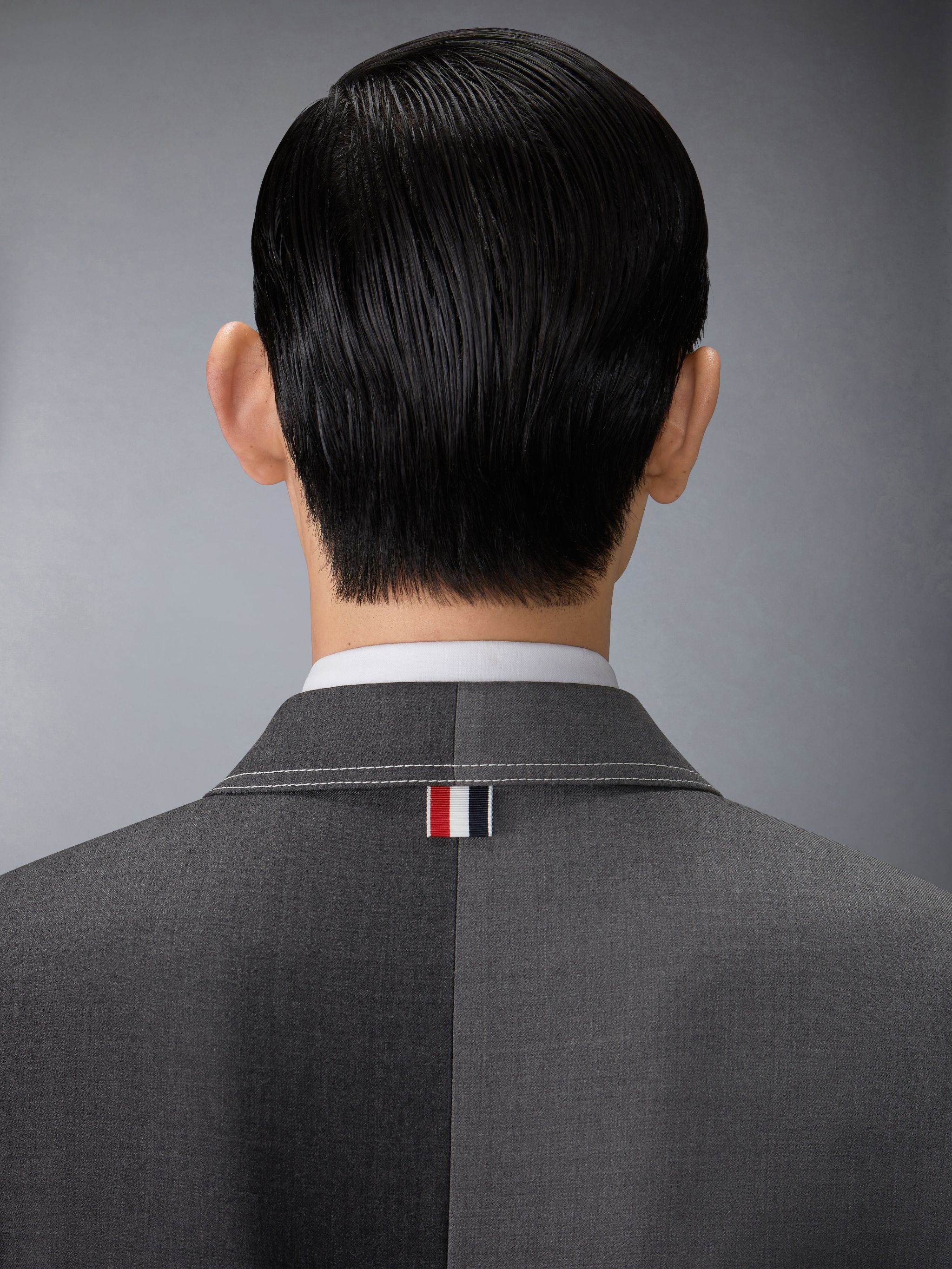 Funmix Twill Contrast Topstitching Classic Sport Coat - 6