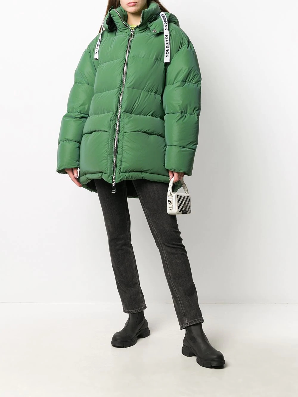 oversized padded coat - 2