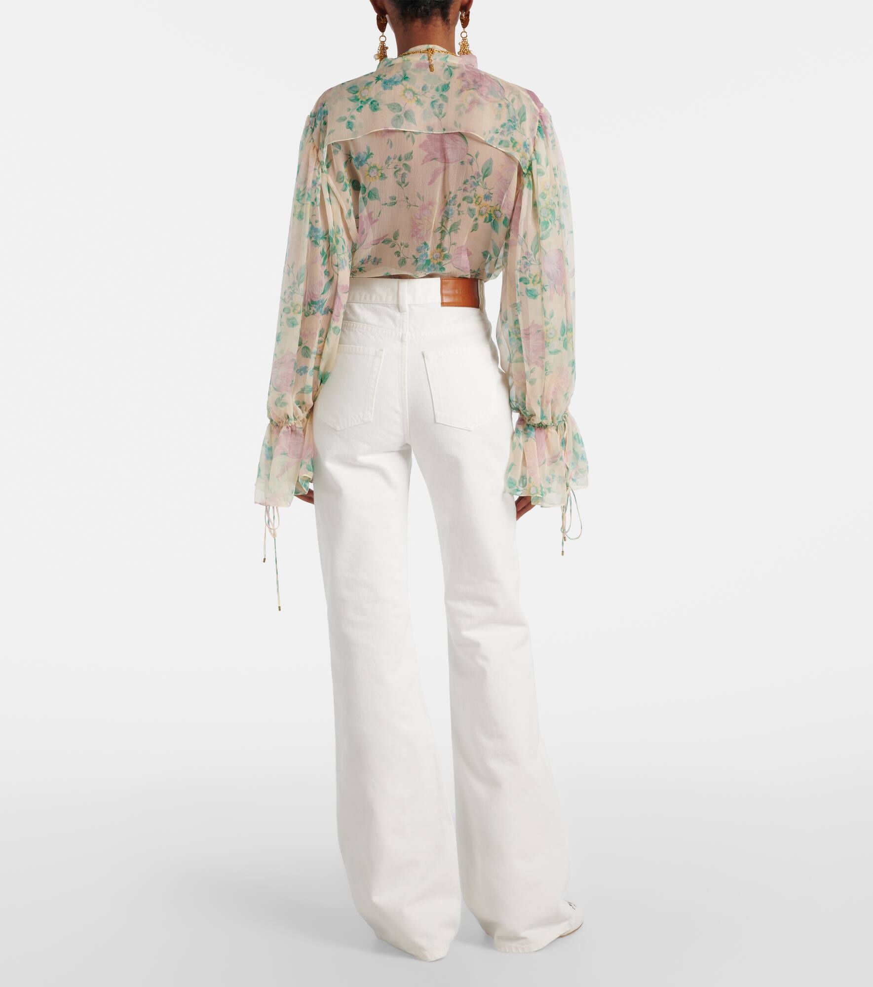 High-rise flared jeans - 3