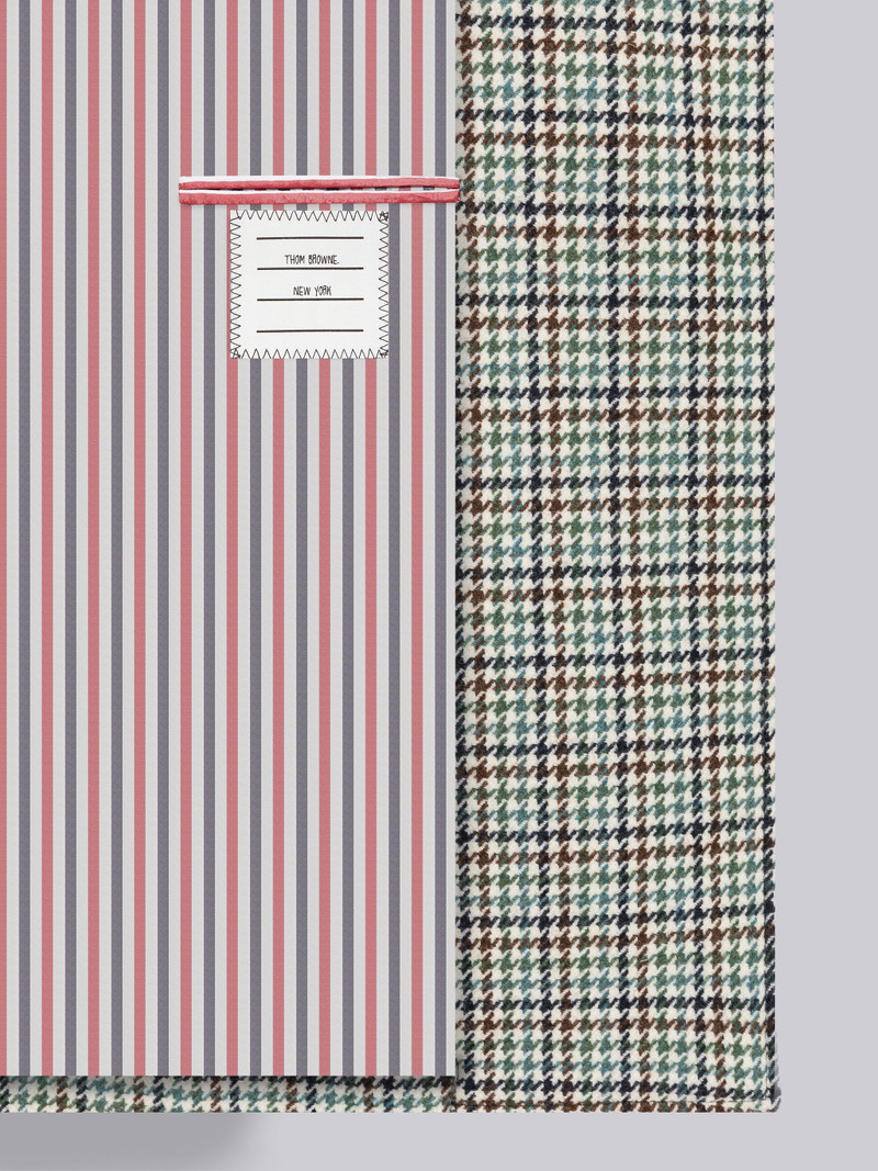 Houndstooth Lambswool Sack Overcoat 6