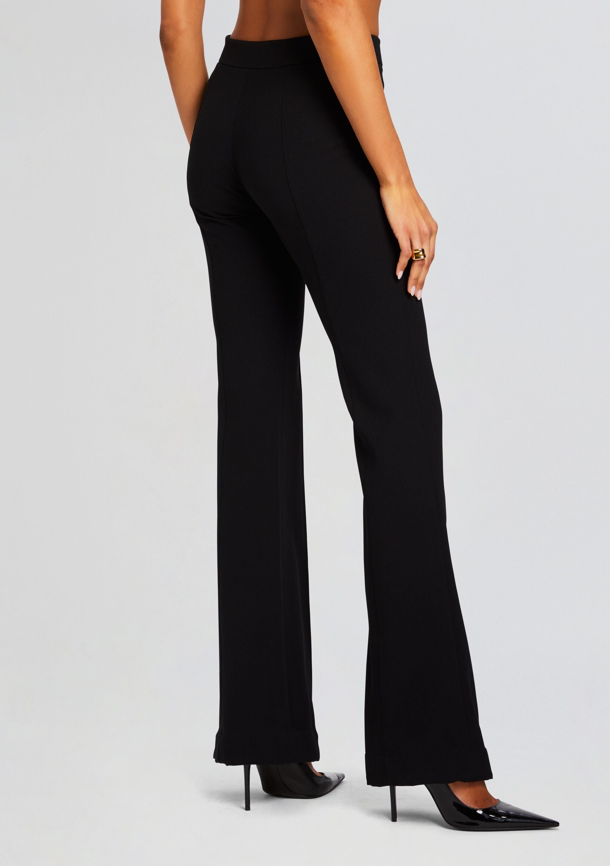 LIZZY LOW RISE FLARED TROUSERS - 4
