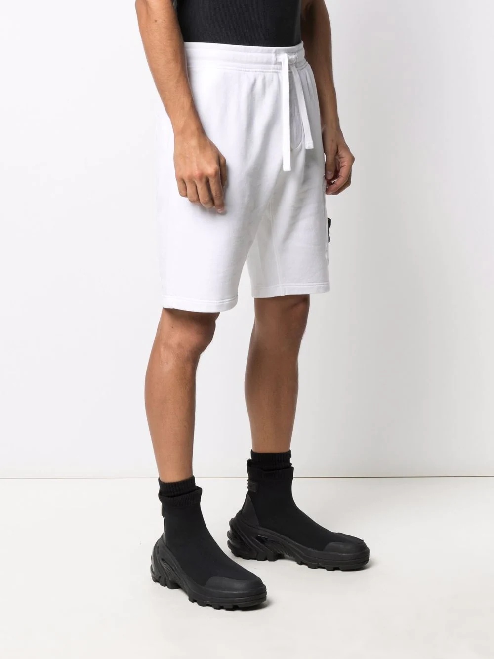 fleece track shorts - 3