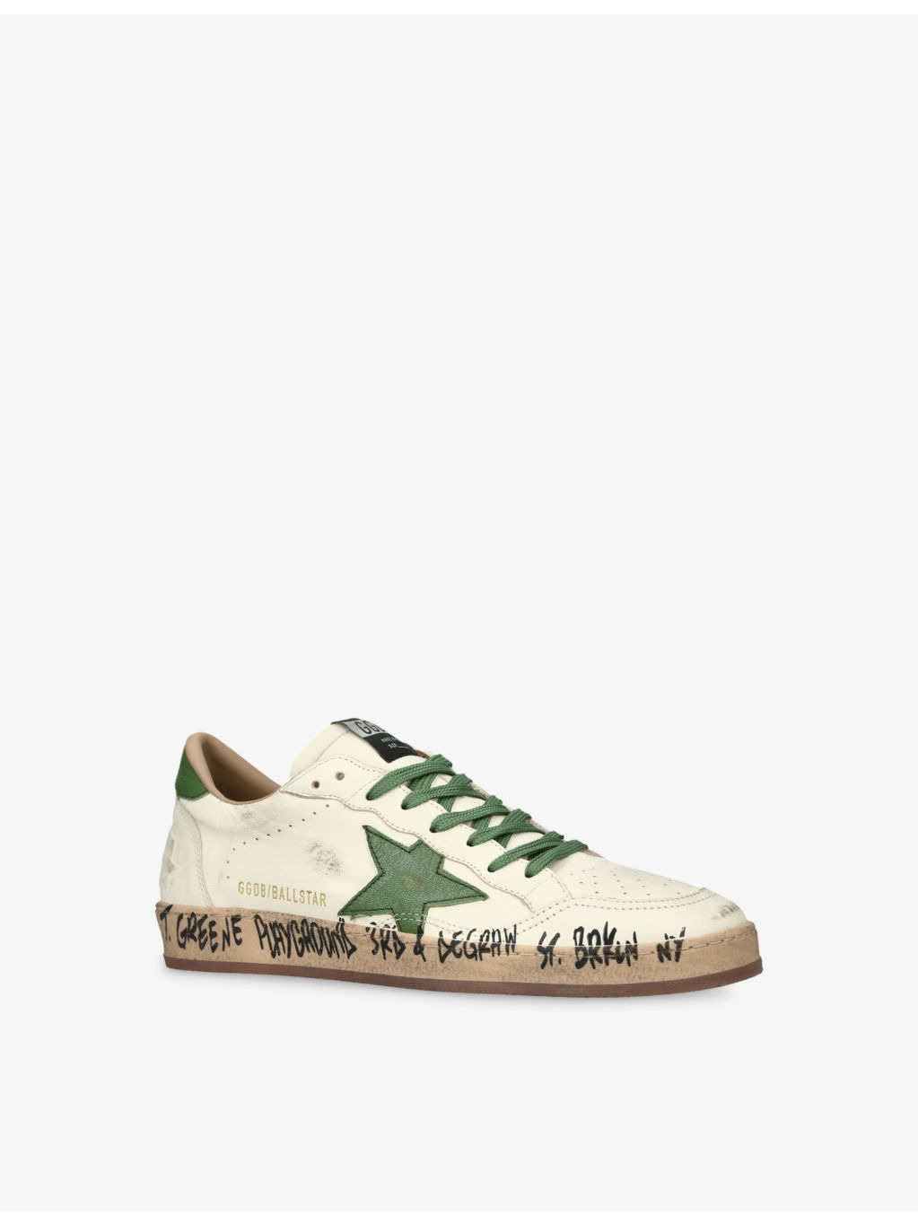 Men’s Ball Star Leather Low-Top Trainers - 3