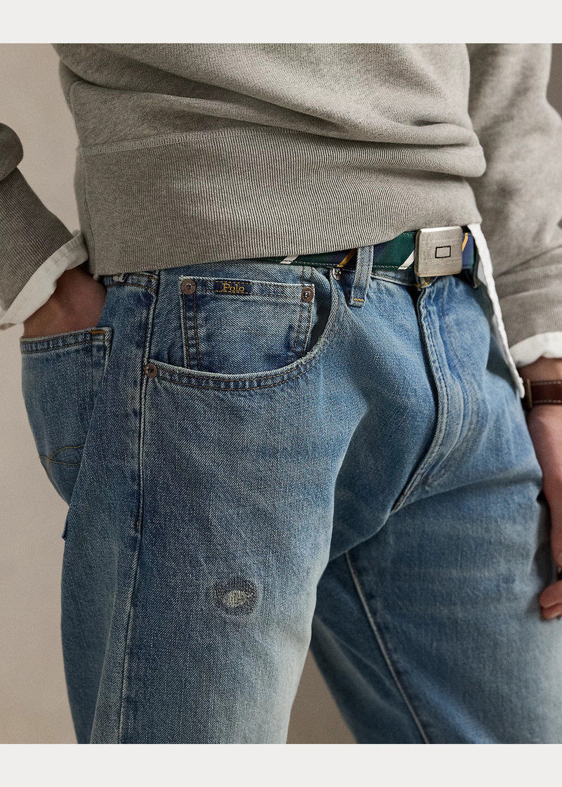 Hampton Relaxed Straight Distressed Jean 6
