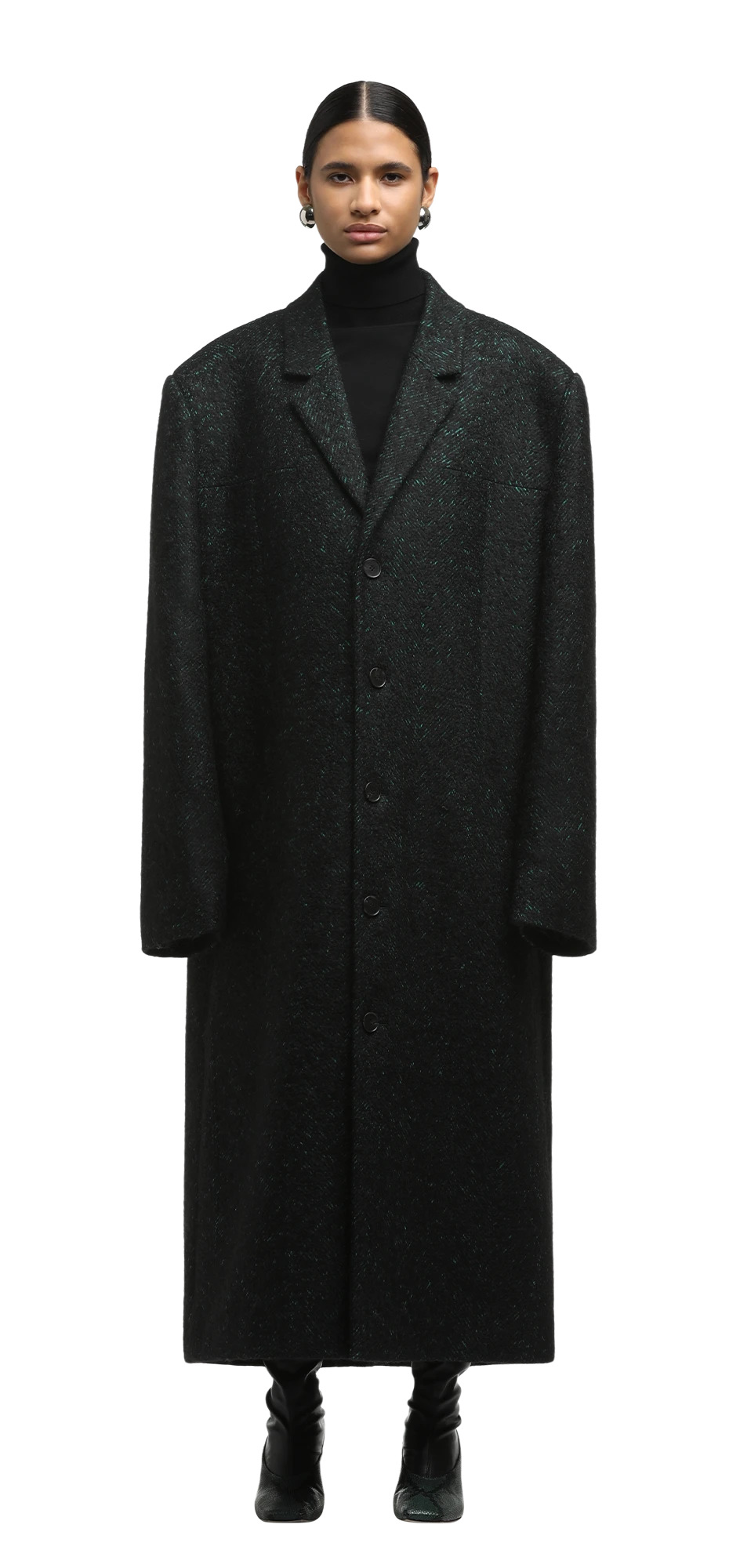 STRUCTURED COAT CYPRESS BLACK - 3