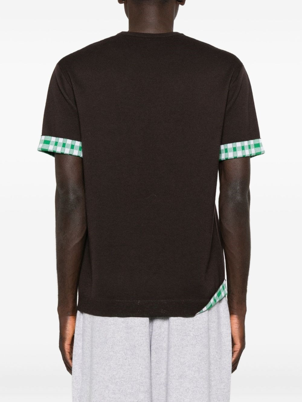 Wool and cotton blend t-shirt - 3