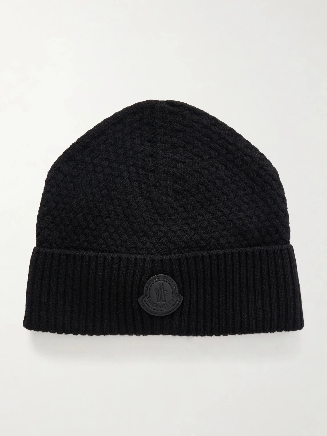 Logo-Appliquéd Wool and Cashmere-Blend Beanie - 1
