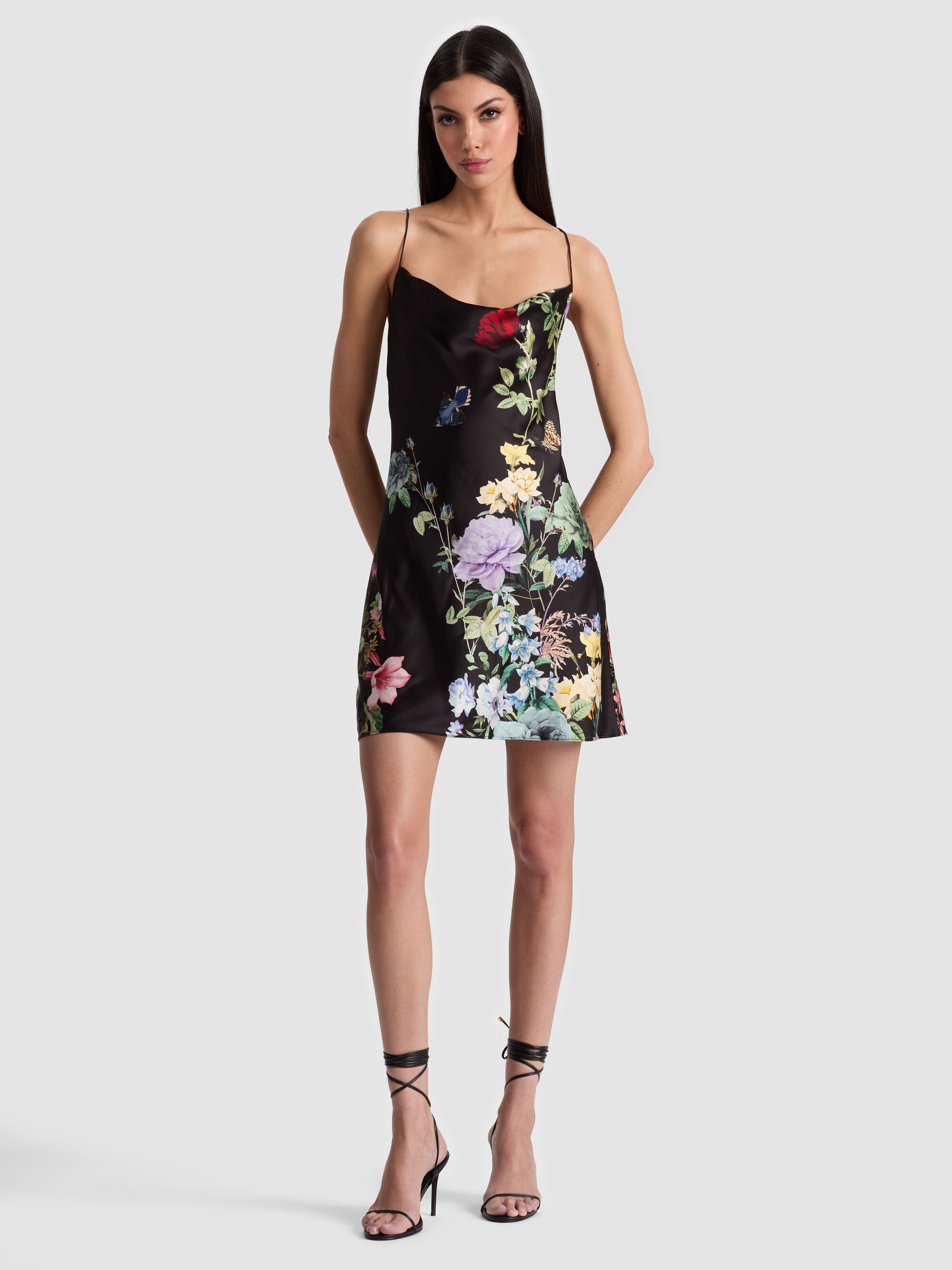 HARMONY COWL BACK SLIP DRESS - 2