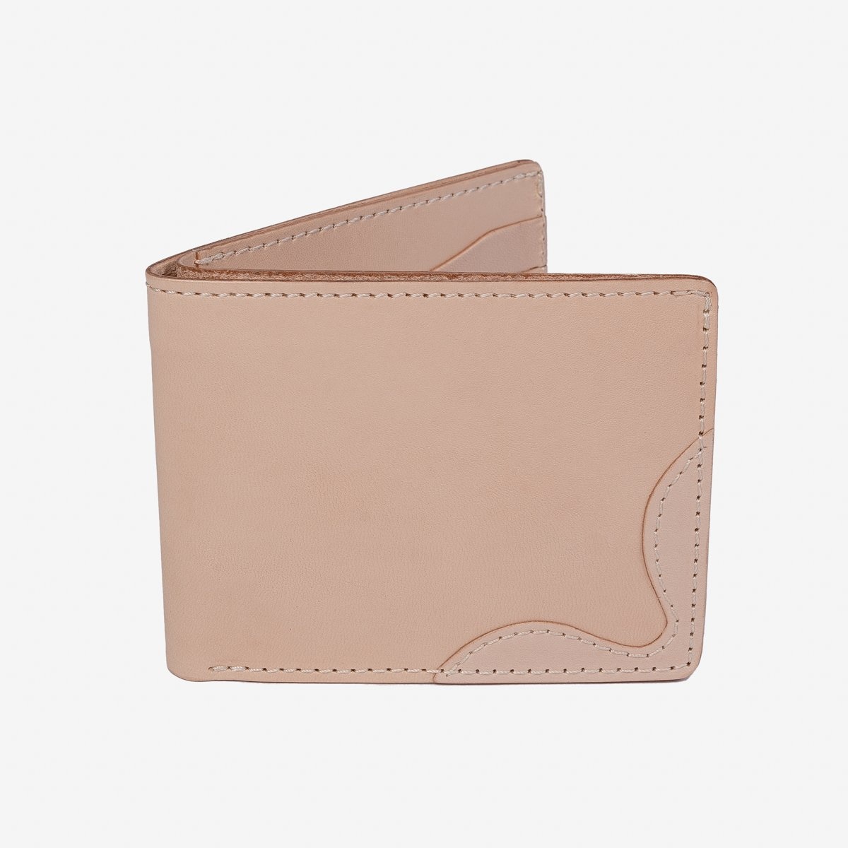 OGLH-KM-BFOLD-NAT OGL Kingsman Classic Bi-Fold Wallet with Arc Accent - Natural - 3