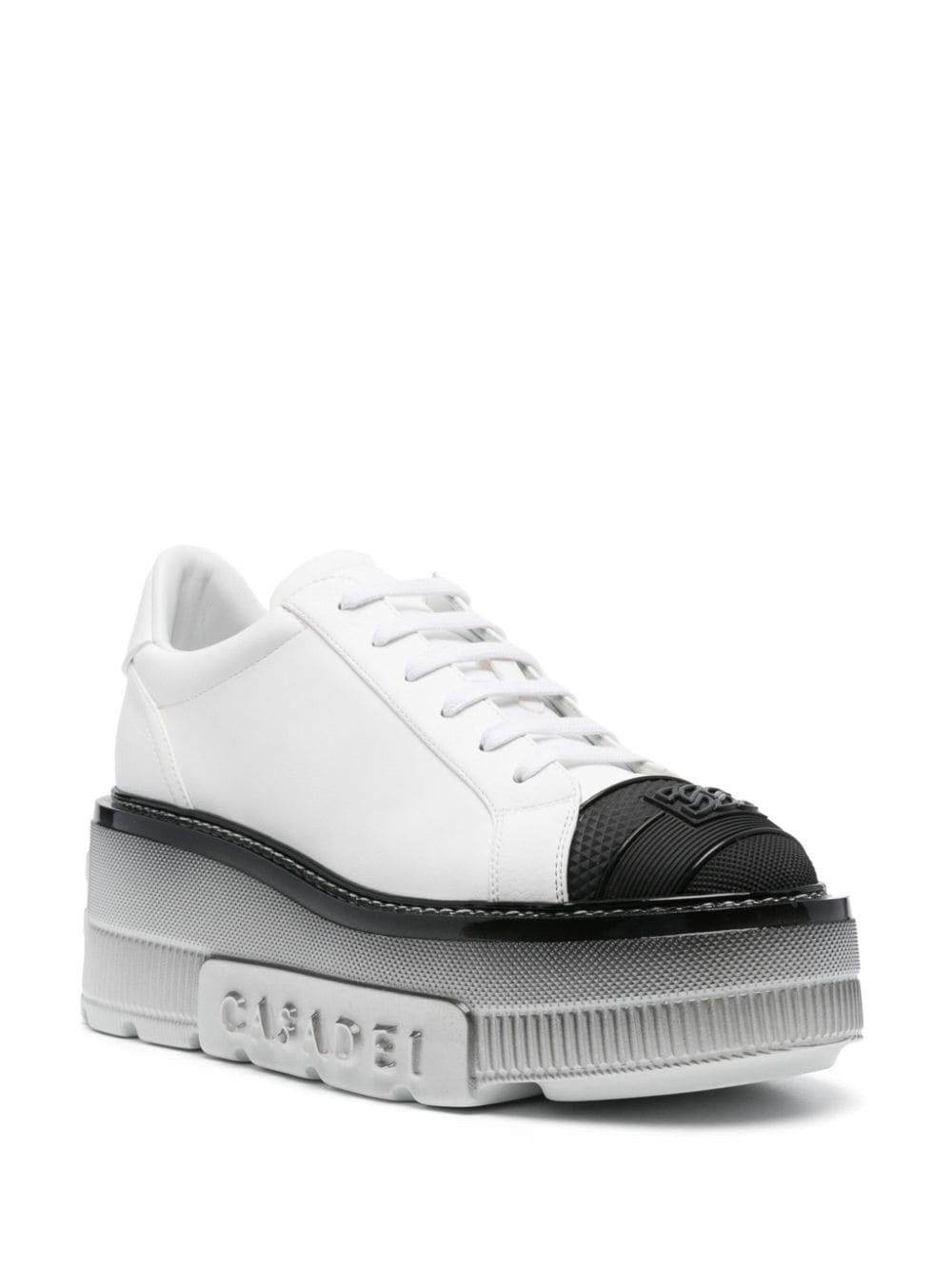 Nexus leather platform sneakers - 2