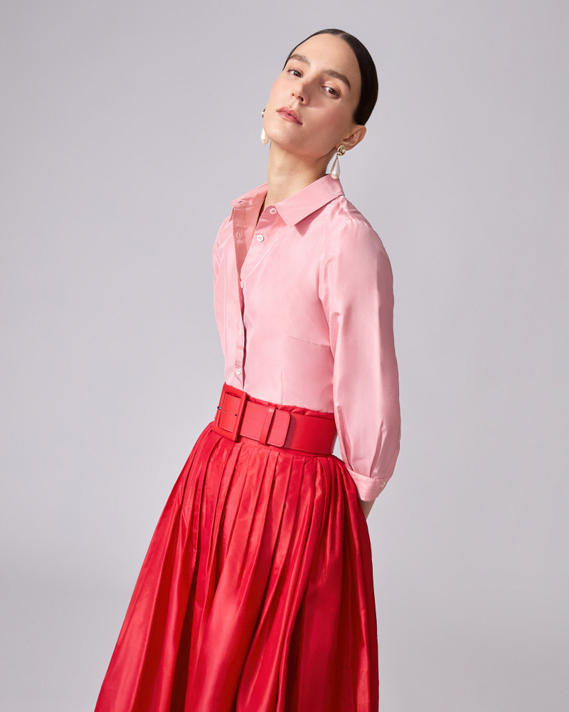CAROLINA HERRERA Silk Taffeta Shirt outlook