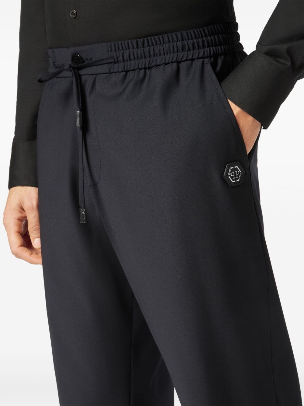 drawstring track pants - 5