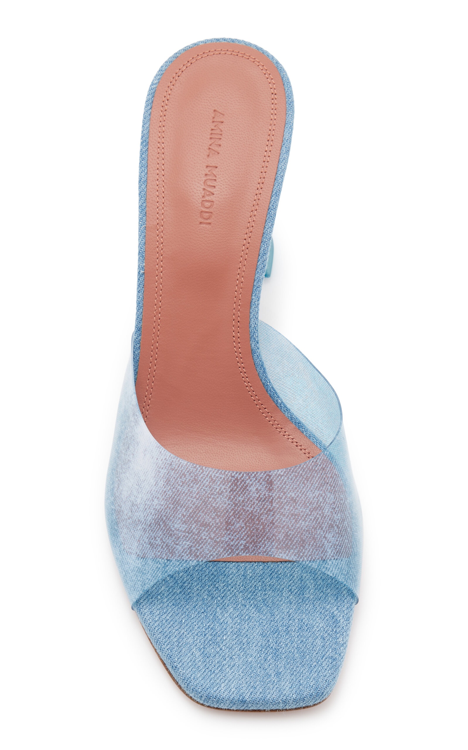 Lupita Denim-Printed PVC Sandals blue - 3