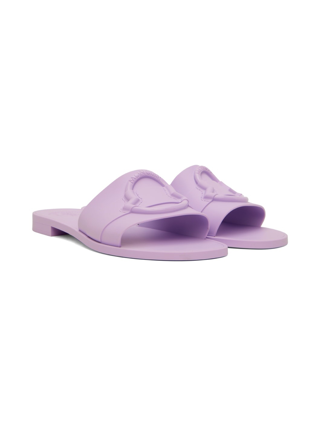 Purple Rubber Sandals - 4
