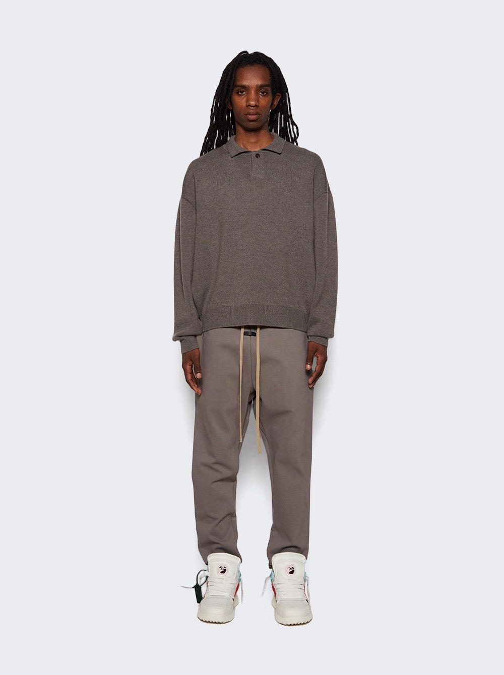 Fear of God Eternal Viscose Tricot Slim Pants Dusty Concrete Grey |  thewebster | REVERSIBLE