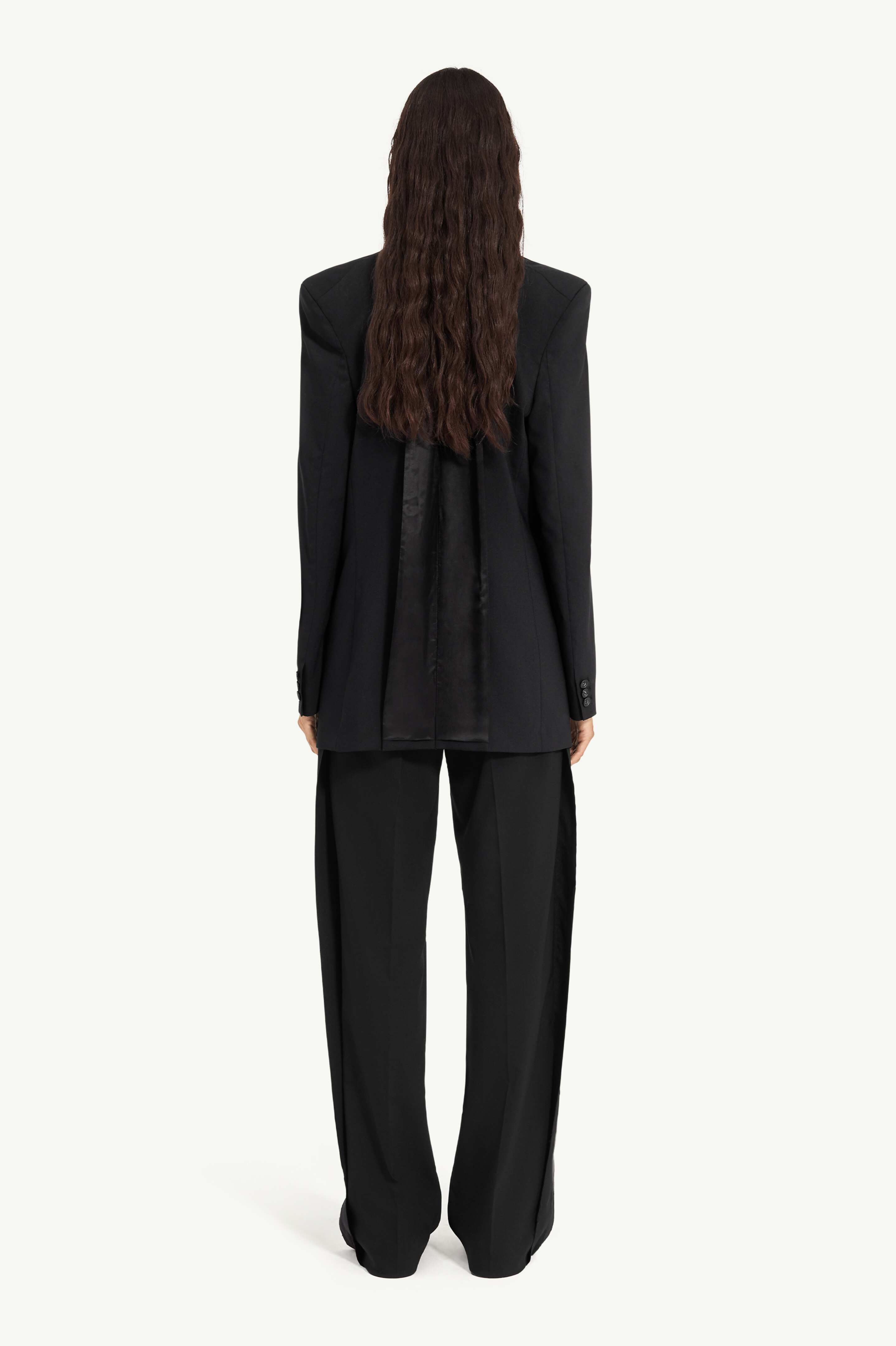 Deconstructed wool blazer - 4
