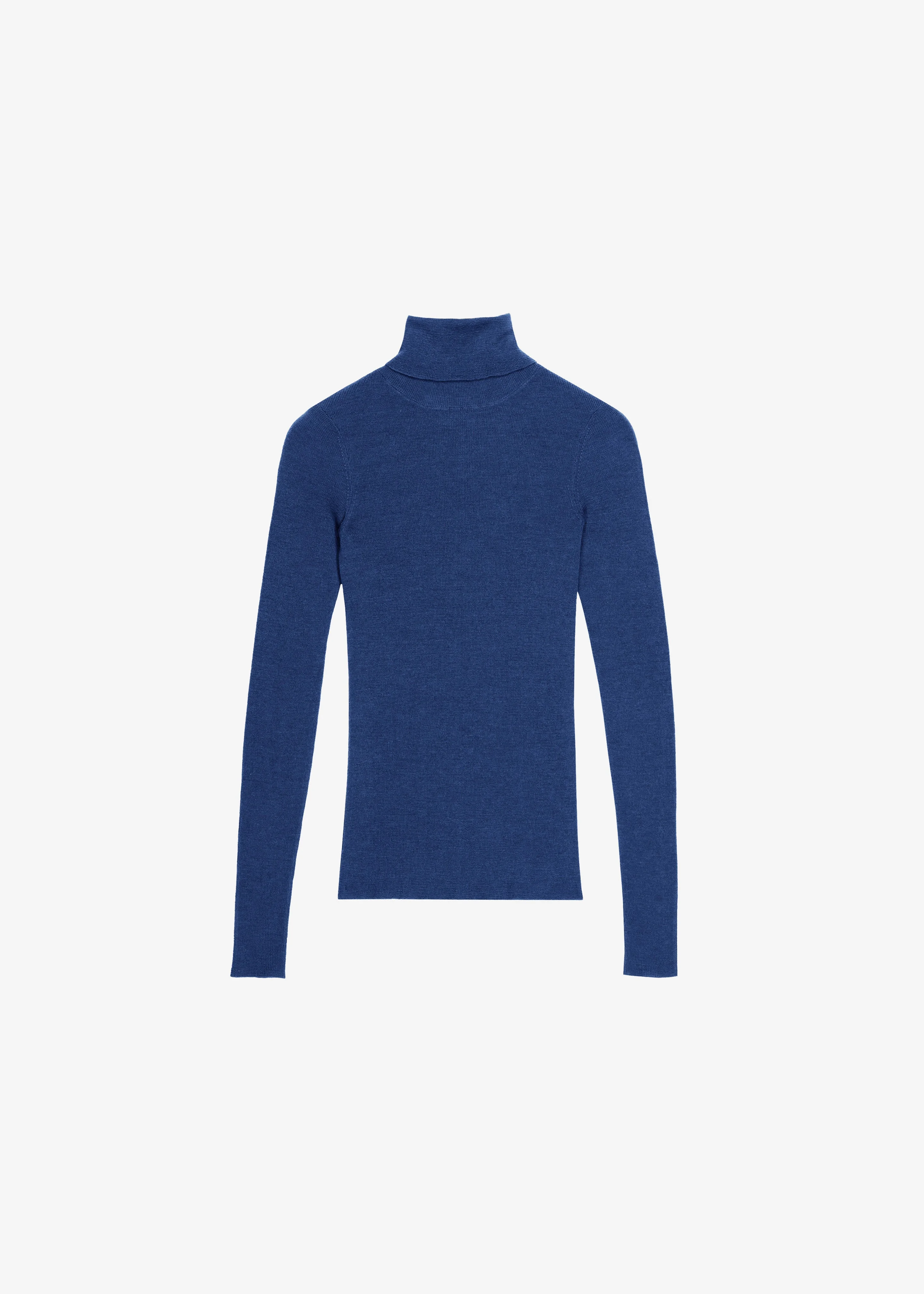 Utica Thin Turtleneck Sweater - Blue - 1