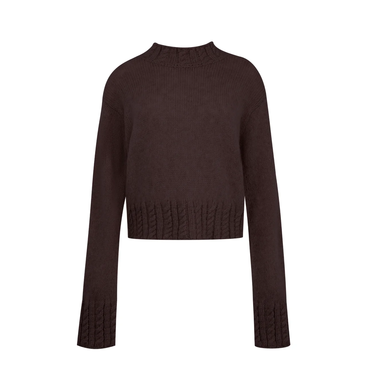 Alpaca Blend Turtleneck Sweater - 1