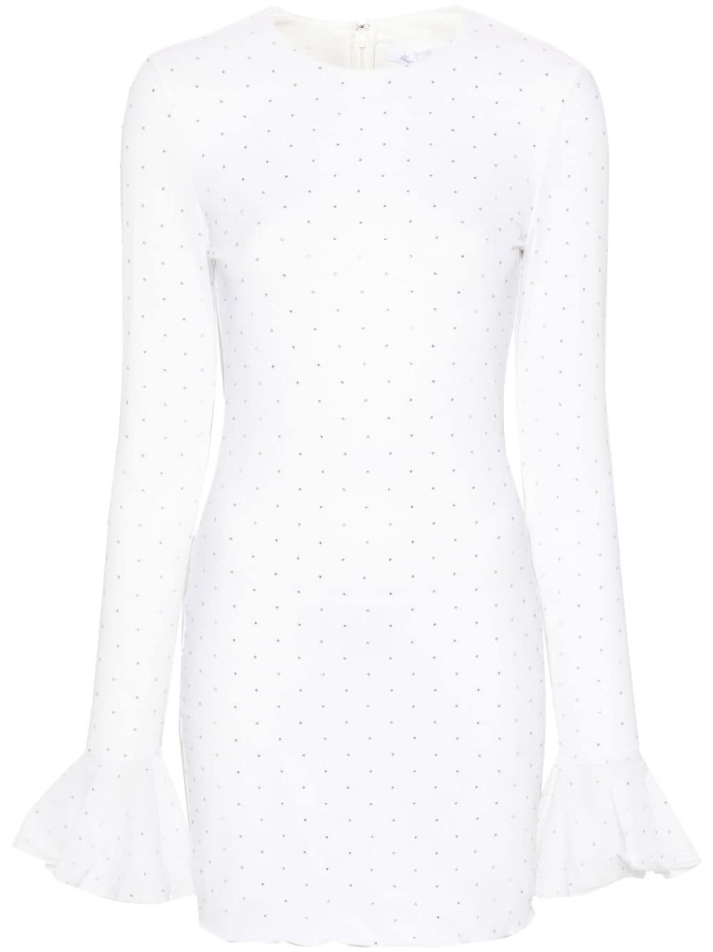 crystal-embellished mini dress - 1