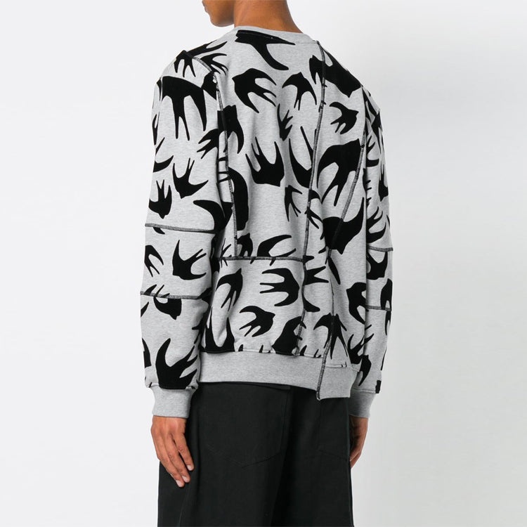 Men's McQ Alexander McQueen Round Neck Pullover light grey 519433-RLR33-1225 - 4