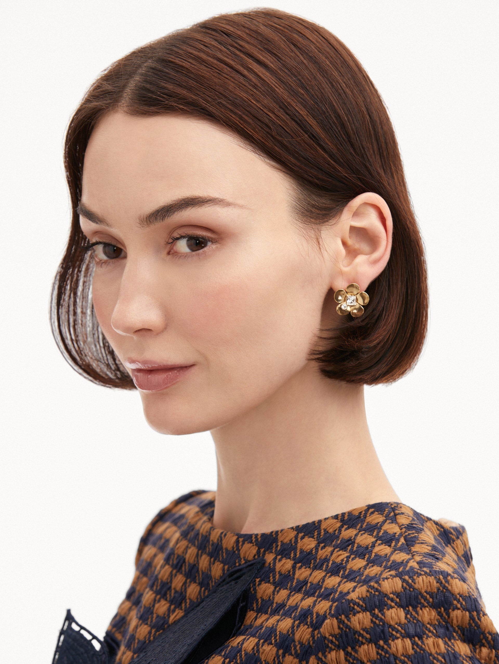 FLOWER STUD EARRINGS - 2