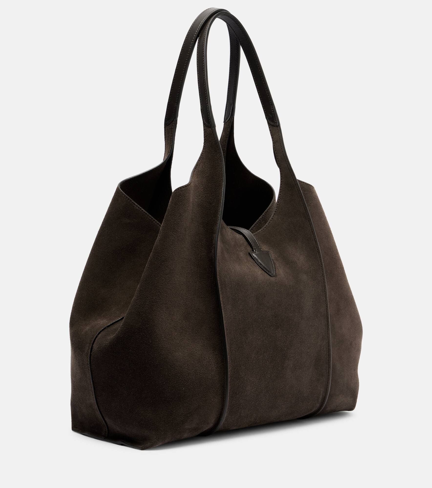 T Timeless Medium suede tote bag - 4