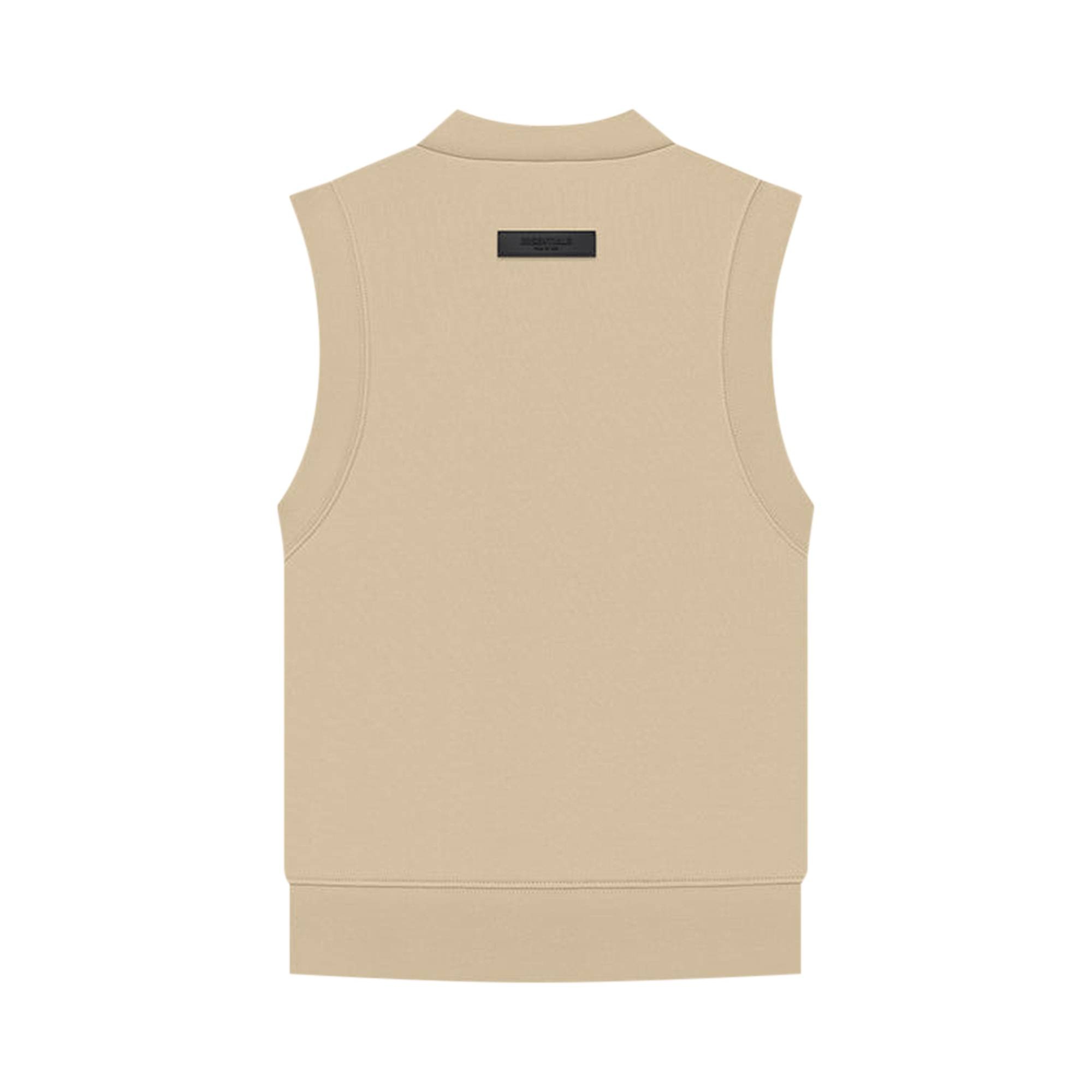 Fear of God Essentials Pullover V-Neck Vest 'Sand' - 2