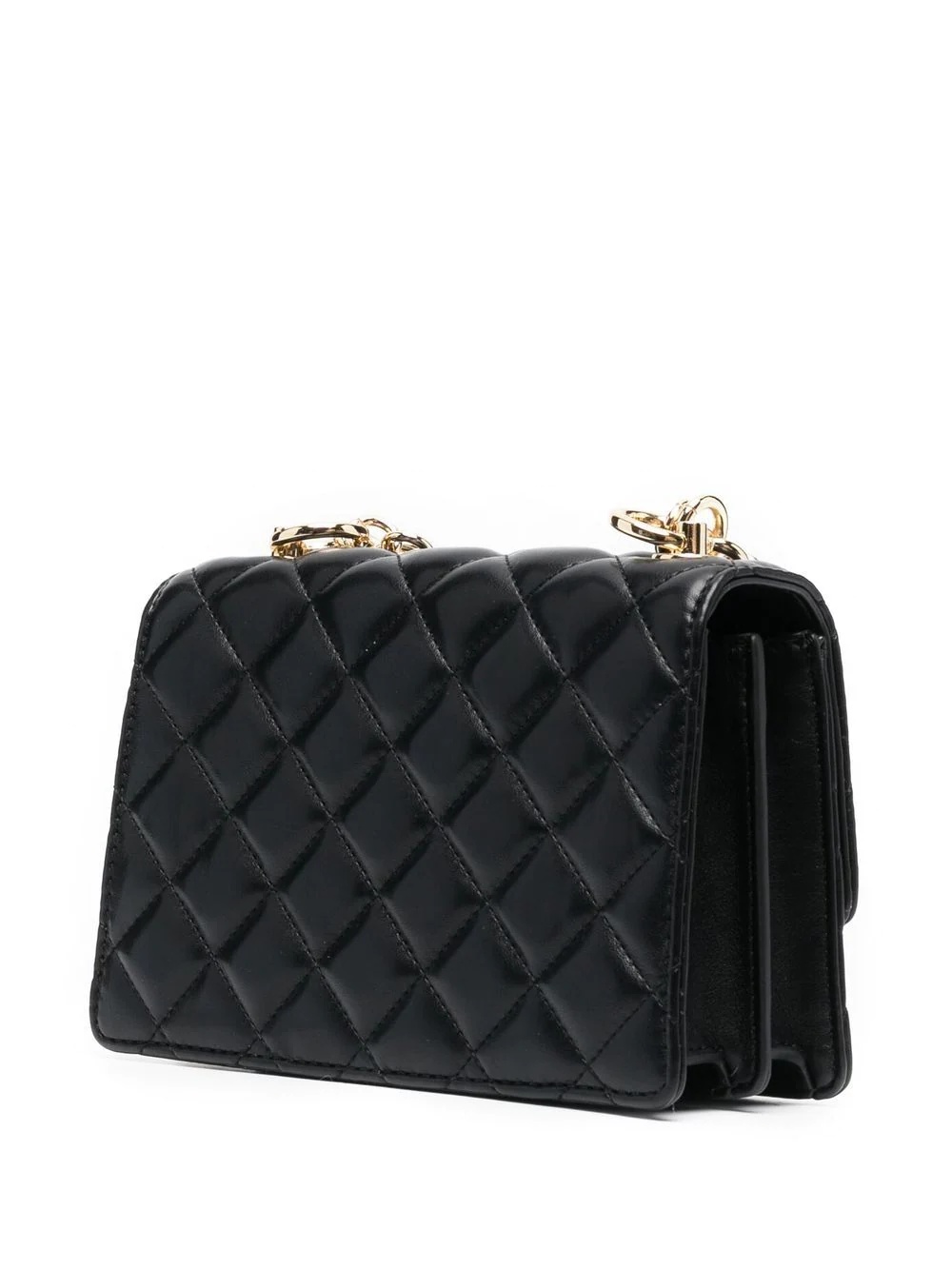 logo-charm quilted bag - 3