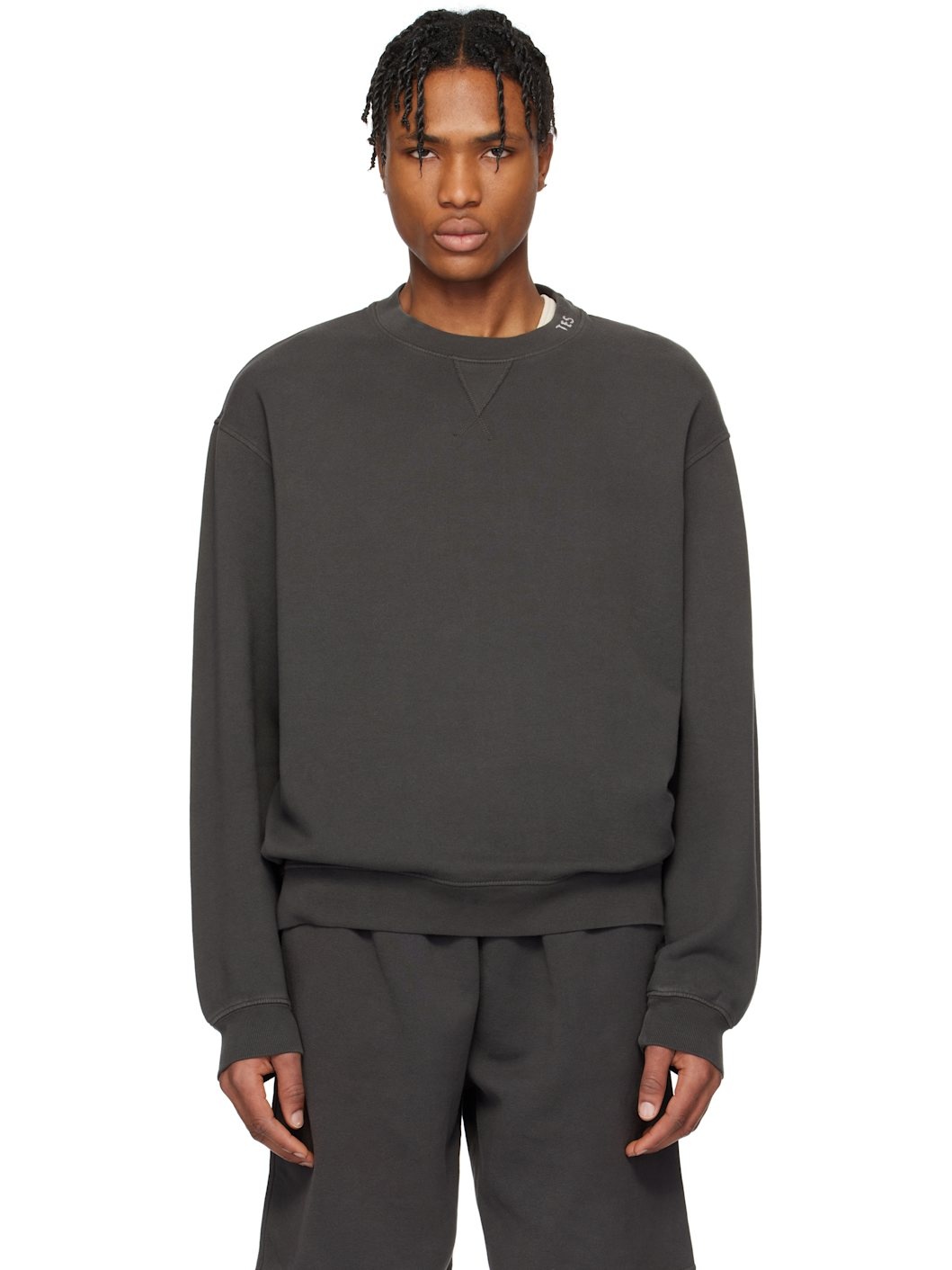 Gray Daily Crew Sweatshirt - 1